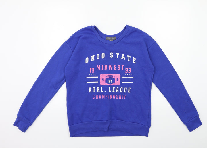 Primark Womens Blue Pullover Sweatshirt Size 6