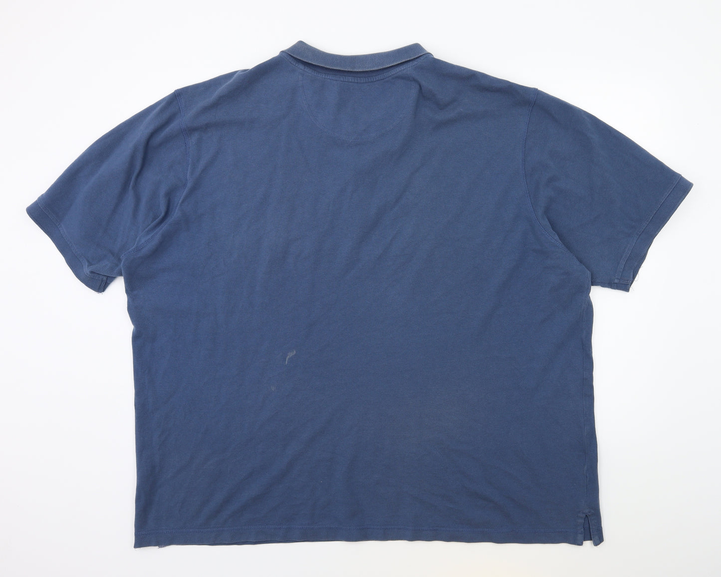 kam casuals Mens Blue    Polo Size 4XL