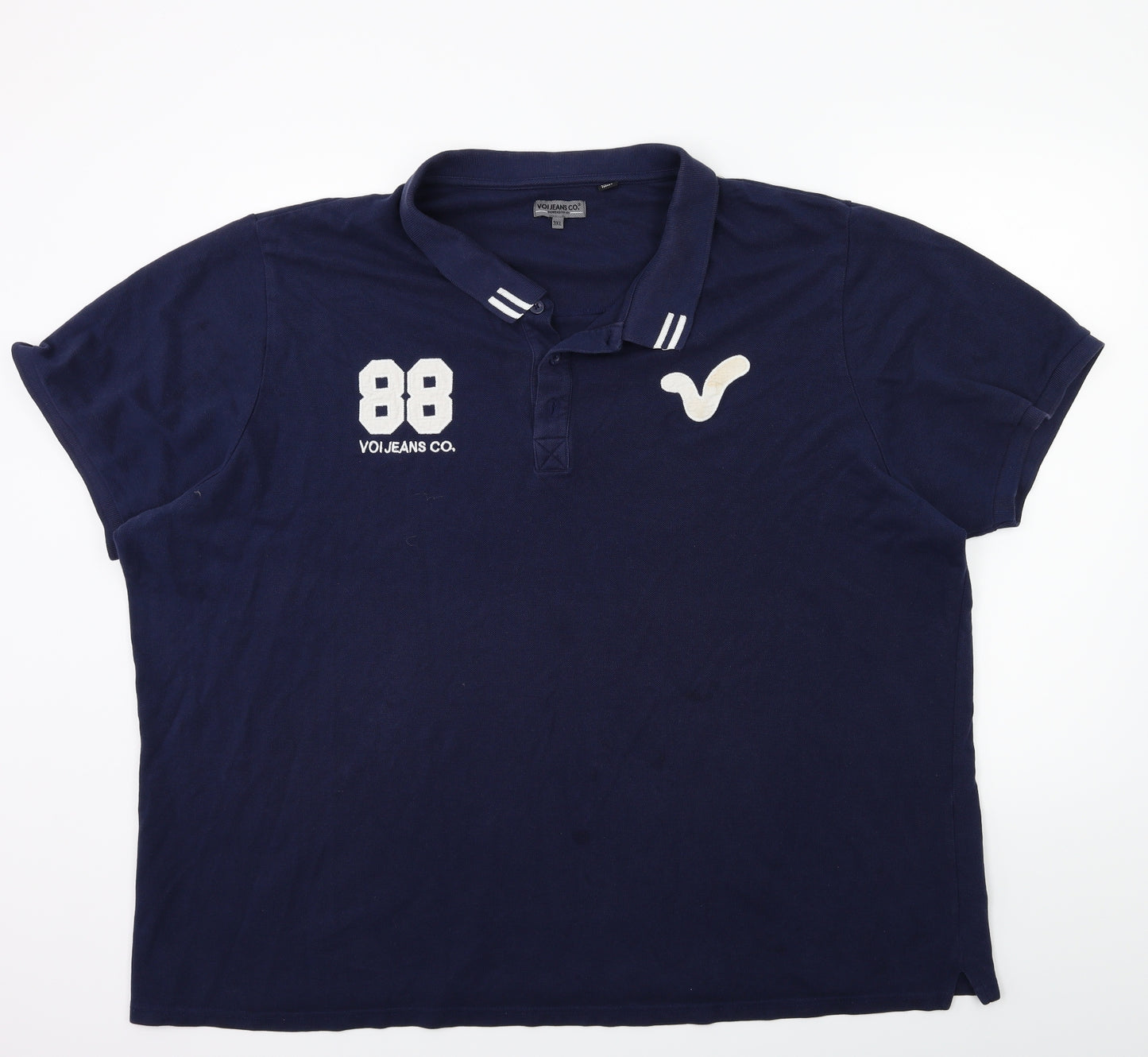 Voi Jeans Mens Blue    Polo Size 3XL