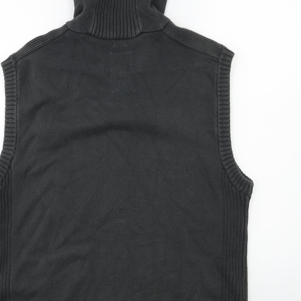 NEXT Mens Grey  Knit Cardigan Jumper Size L