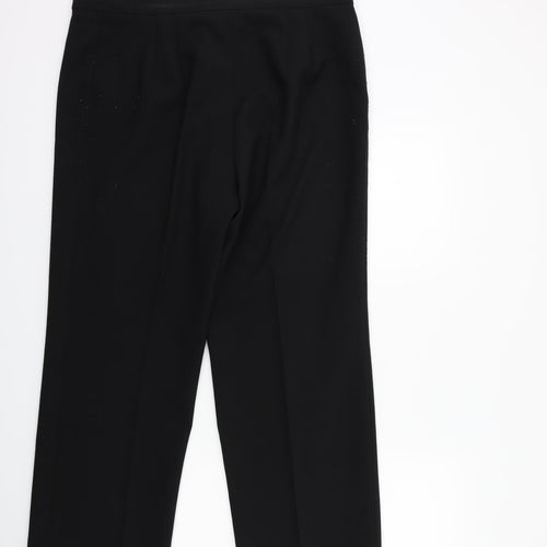 Marks and Spencer Womens Black   Trousers  Size 36 in L28 in