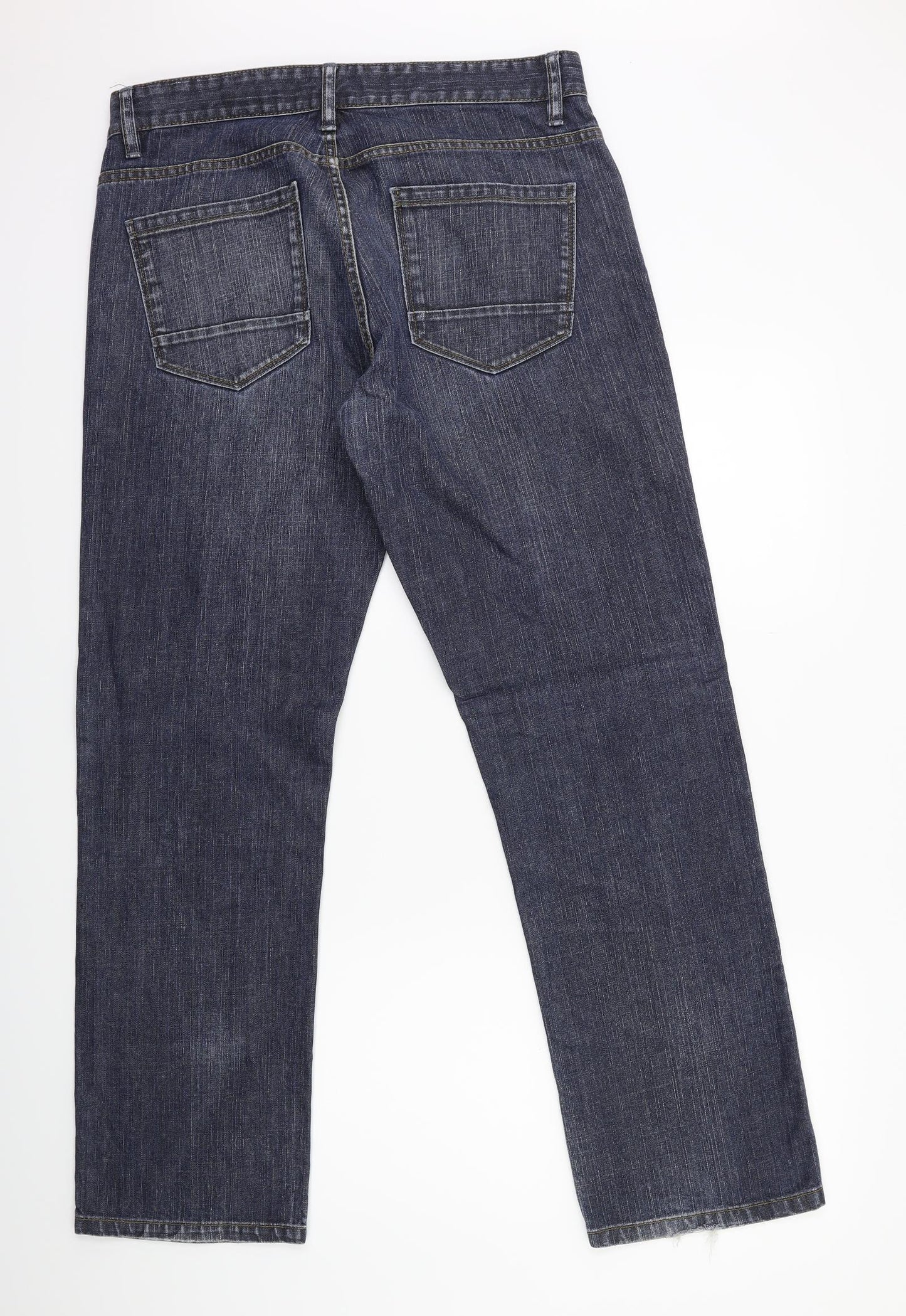 NEXT Mens Blue  Denim Straight Jeans Size 34 in L33 in