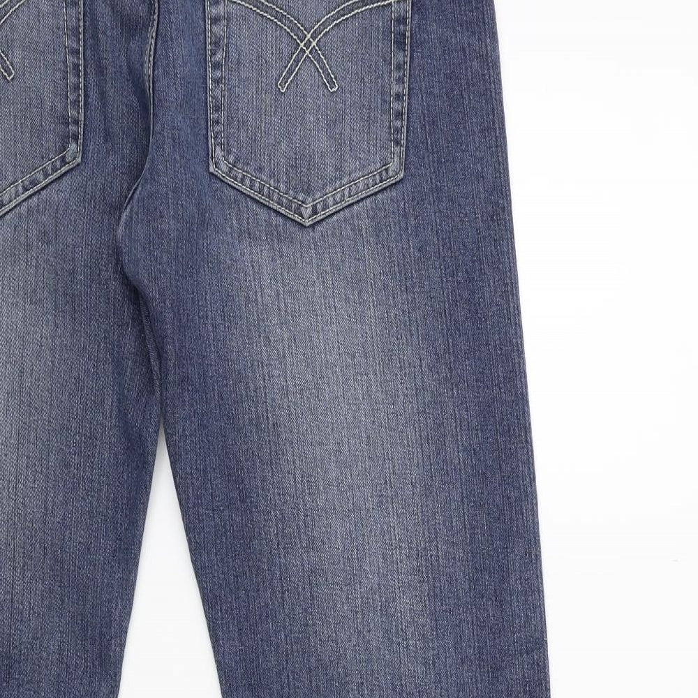 Burton Mens Blue  Denim Straight Jeans Size 34 in L32 in
