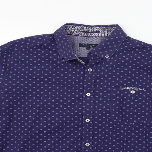 Ted Baker Mens Blue    Dress Shirt Size XL