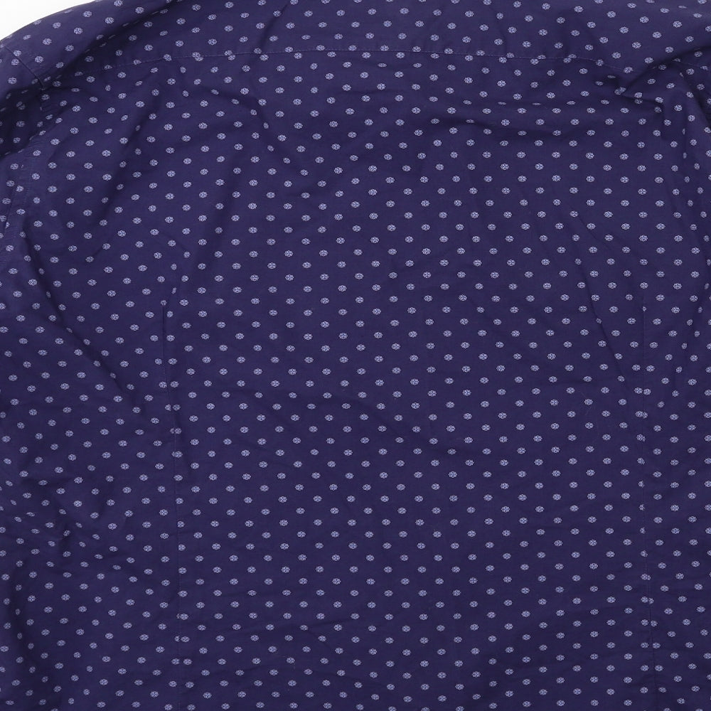 Ted Baker Mens Blue    Dress Shirt Size XL