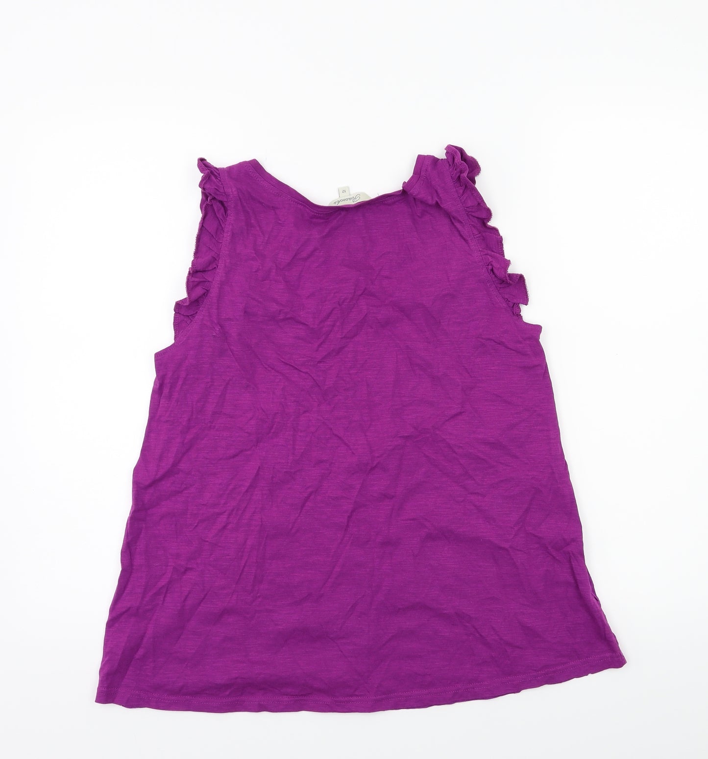 Peacocks Womens Purple   Basic Tank Size 12