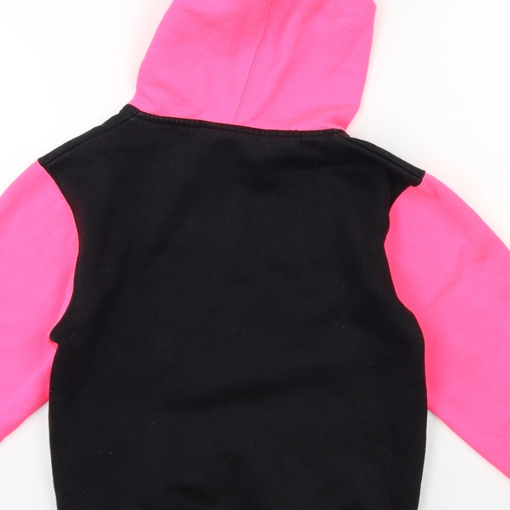 London Girls Black   Pullover Hoodie Size 9 Years