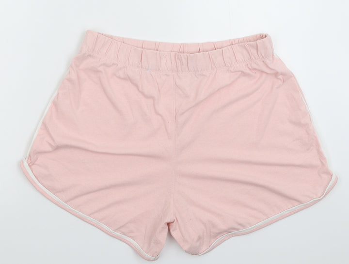 I SAW IT FIRST Womens Beige Solid  Cami Sleep Shorts Size 12