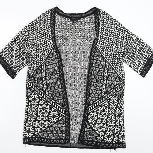 Atmosphere Womens Multicoloured Geometric Knit Cardigan Jumper Size S