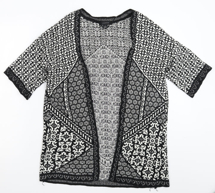 Atmosphere Womens Multicoloured Geometric Knit Cardigan Jumper Size S