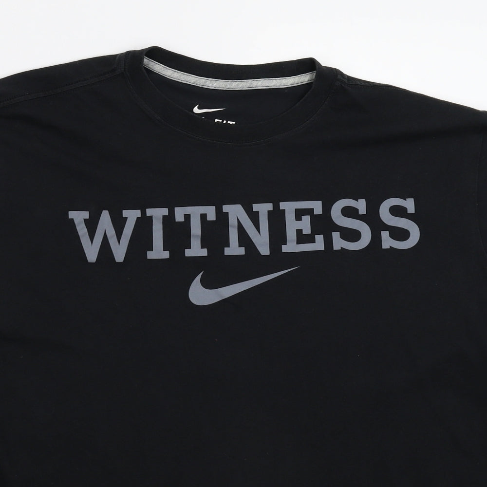 Nike Mens Black    T-Shirt Size L