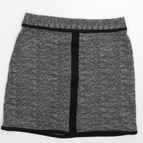 Papaya Womens Grey   Mini Skirt Size 10