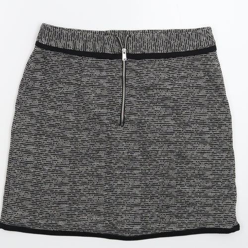 Papaya Womens Grey   Mini Skirt Size 10