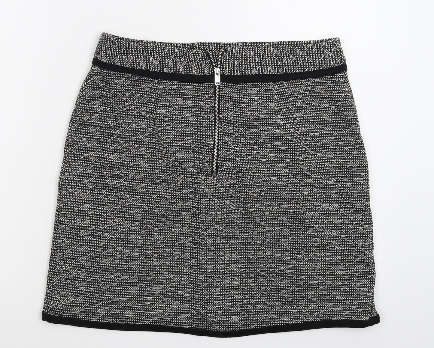 Papaya Womens Grey   Mini Skirt Size 10