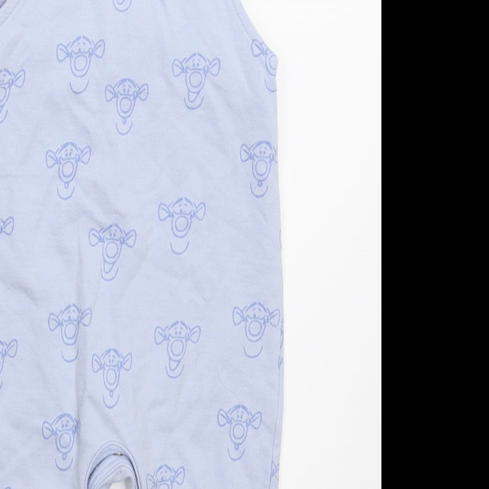 Disney Baby Blue   Babygrow One-Piece Size 3-6 Months  - Winnie The Pooh