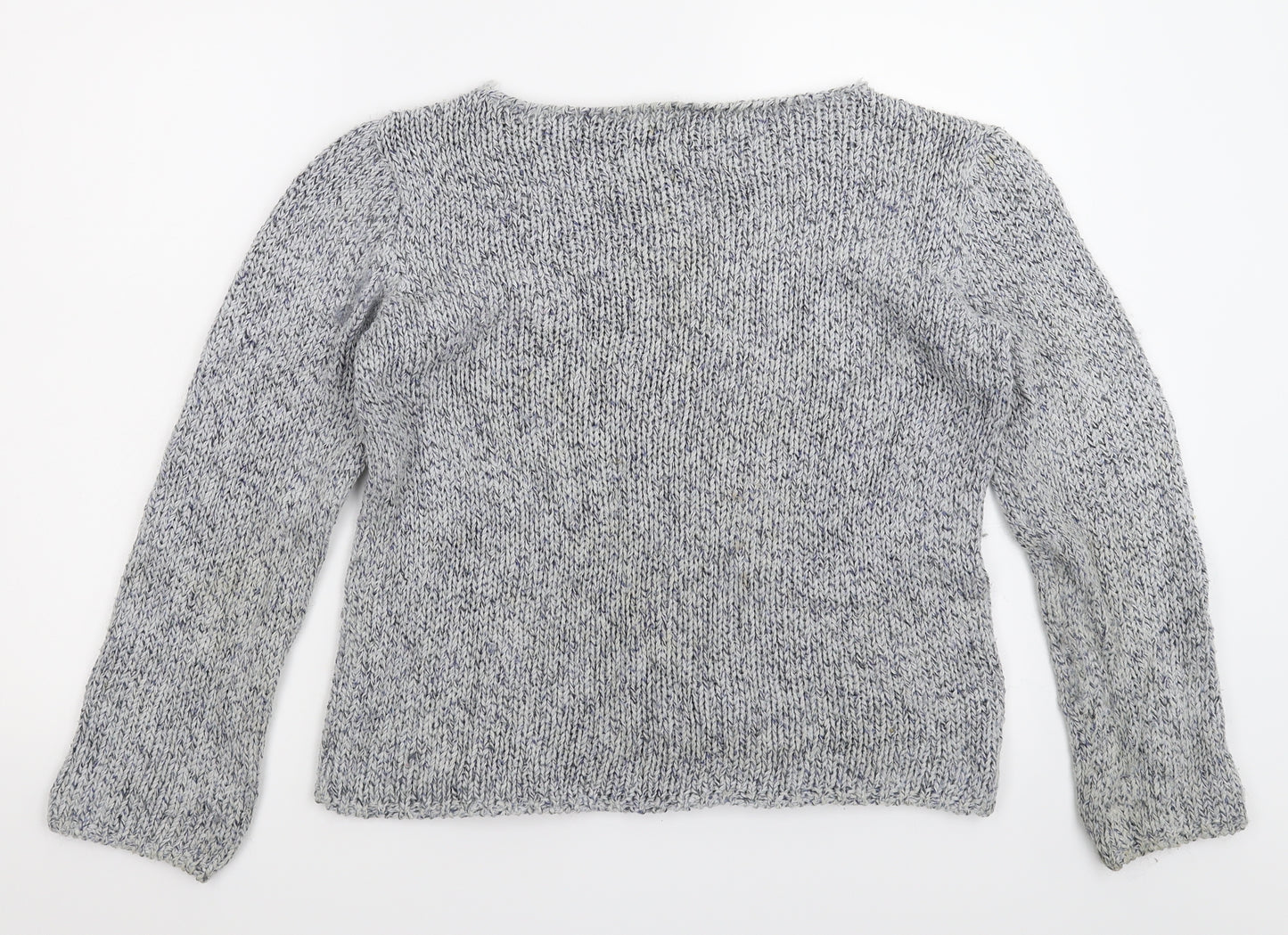 Marks and Spencer Womens Grey  Knit Pullover Jumper Size 12