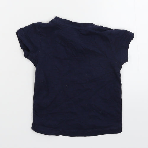 Matalan Baby Blue   Basic T-Shirt Size 9-12 Months