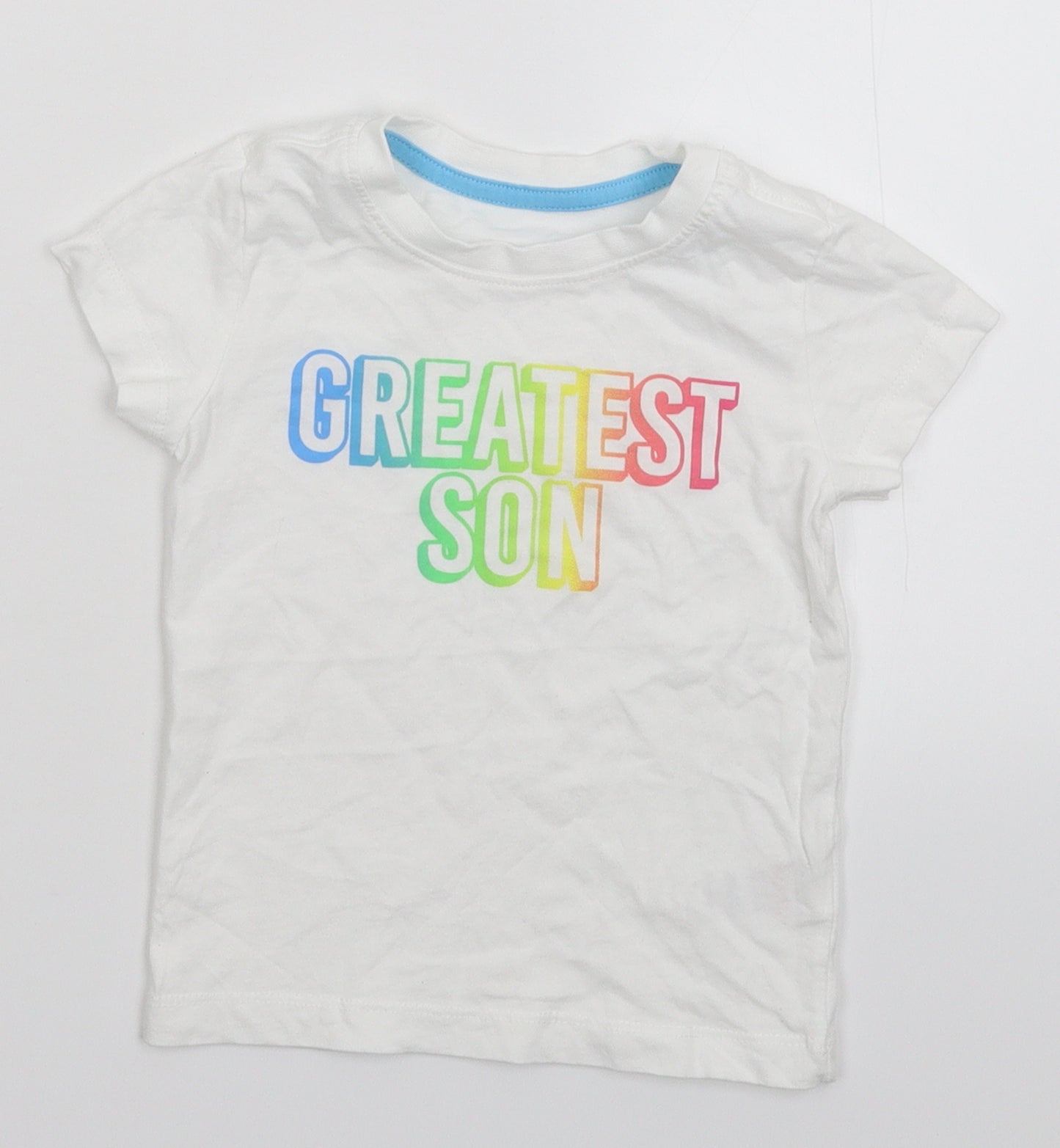 Matalan Baby White   Basic T-Shirt Size 12-18 Months