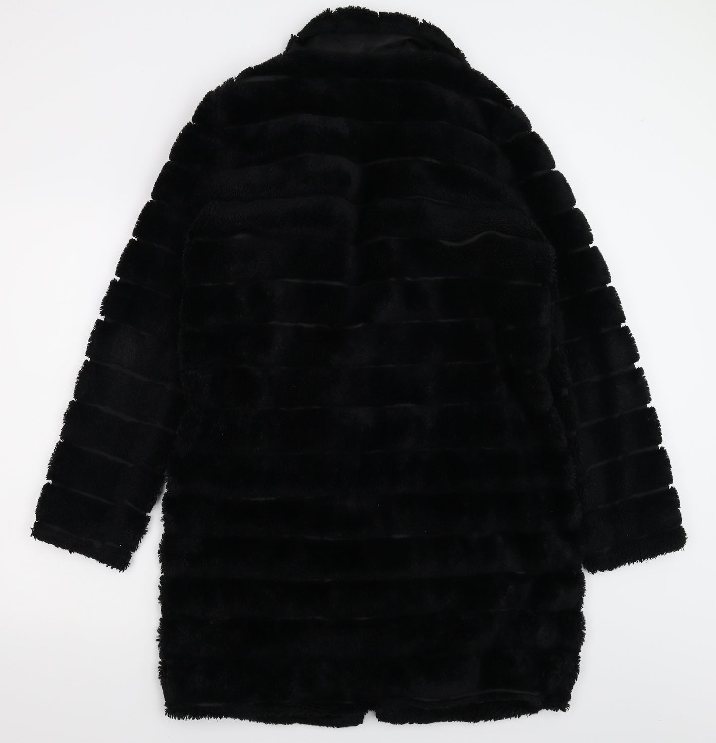 Gianni Feraud Womens Black   Overcoat Coat Size 12