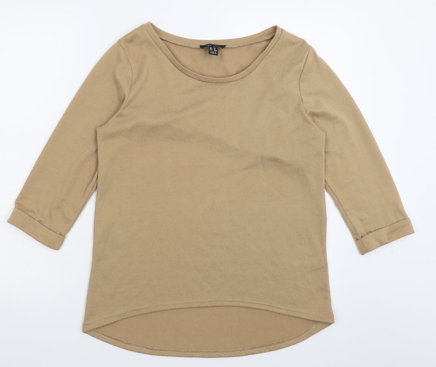 New Look Womens Beige  Knit Pullover Jumper Size 12