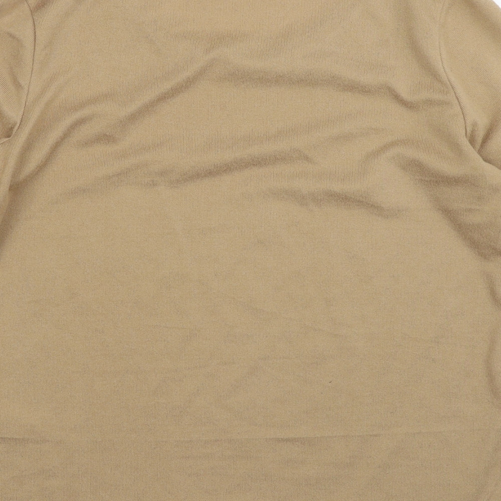 New Look Womens Beige  Knit Pullover Jumper Size 12