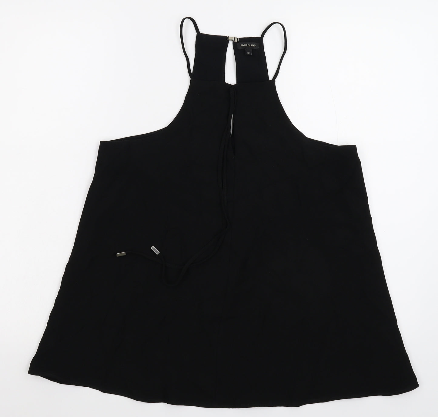 River Island Womens Black   Basic Tank Size 10