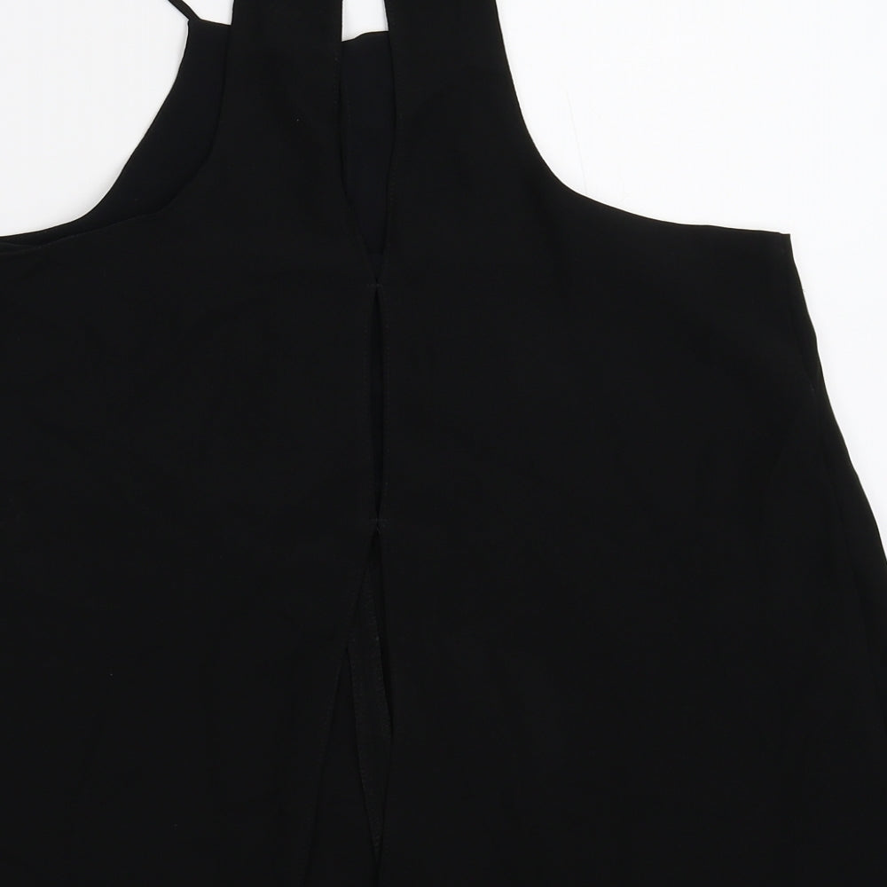 River Island Womens Black   Basic Tank Size 10