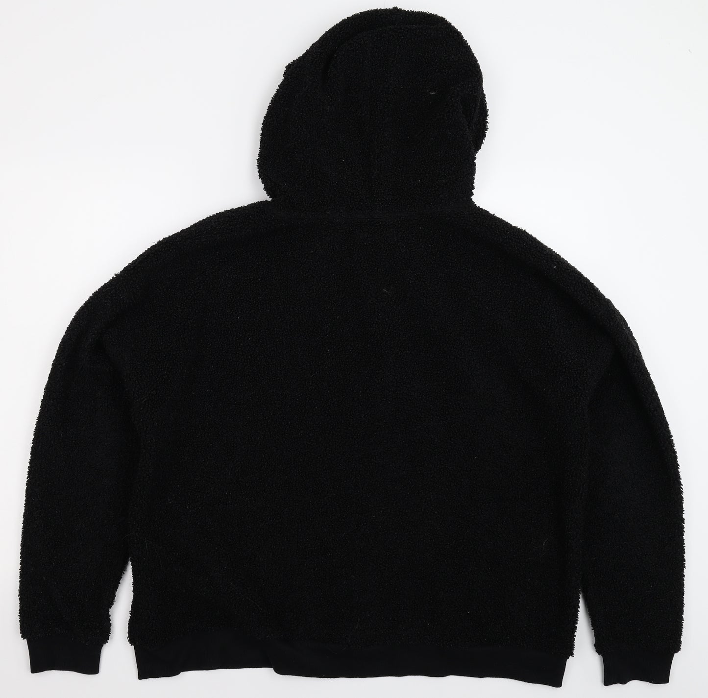 Matalan Womens Black  Fleece Pullover Hoodie Size XL  - Oversized