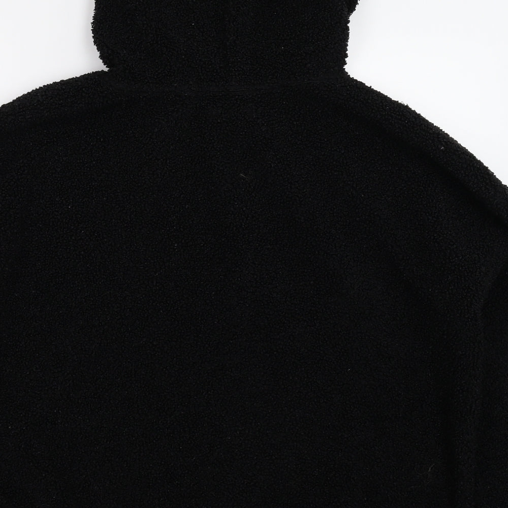 Matalan Womens Black  Fleece Pullover Hoodie Size XL  - Oversized