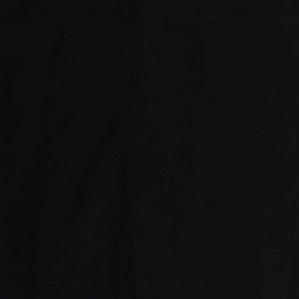 Preworn Womens Black   Trousers  Size 42 in L28 in