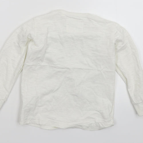 NEXT Boys White   Pullover Sweatshirt Size 2-3 Years