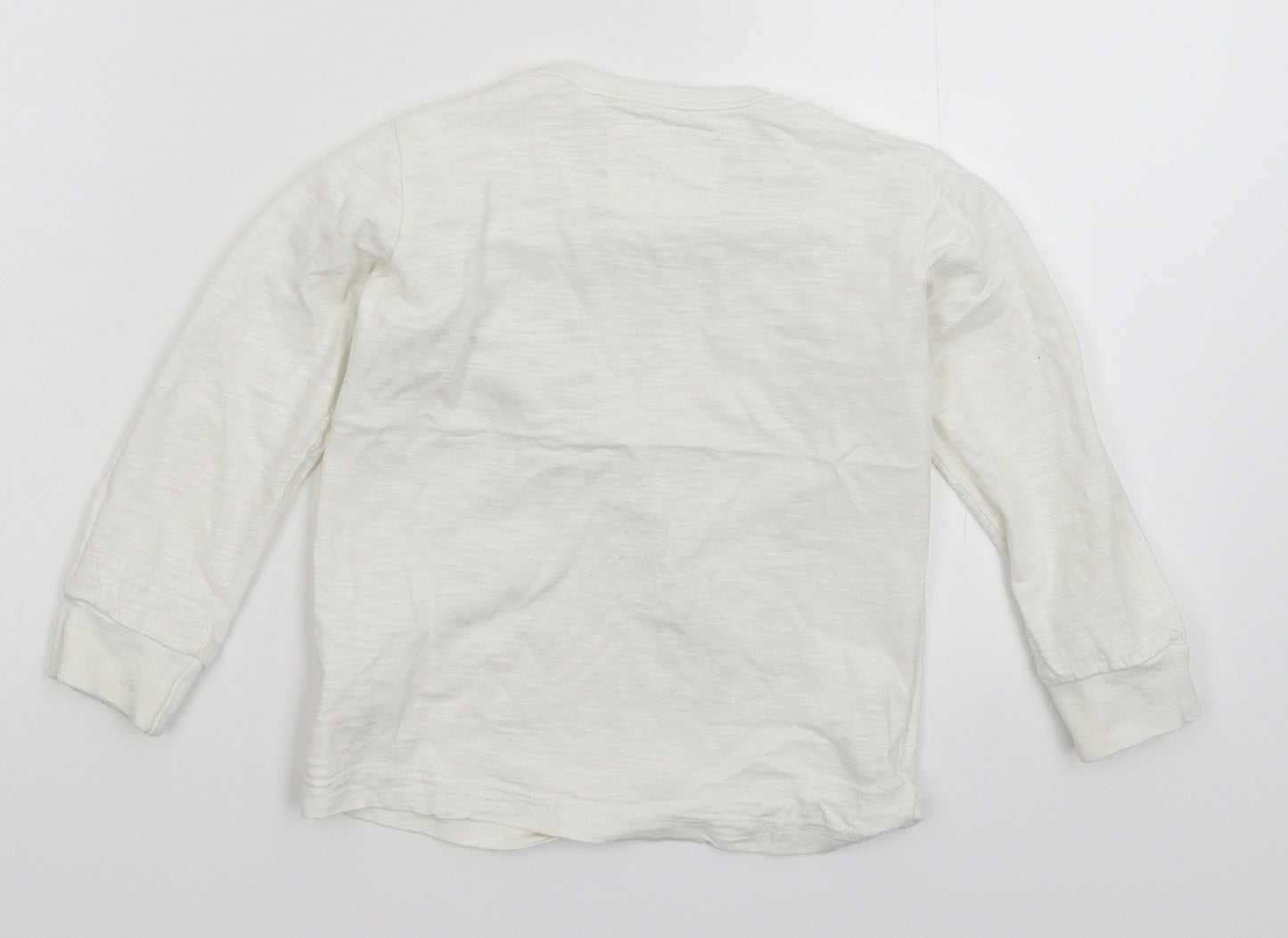 NEXT Boys White   Pullover Sweatshirt Size 2-3 Years