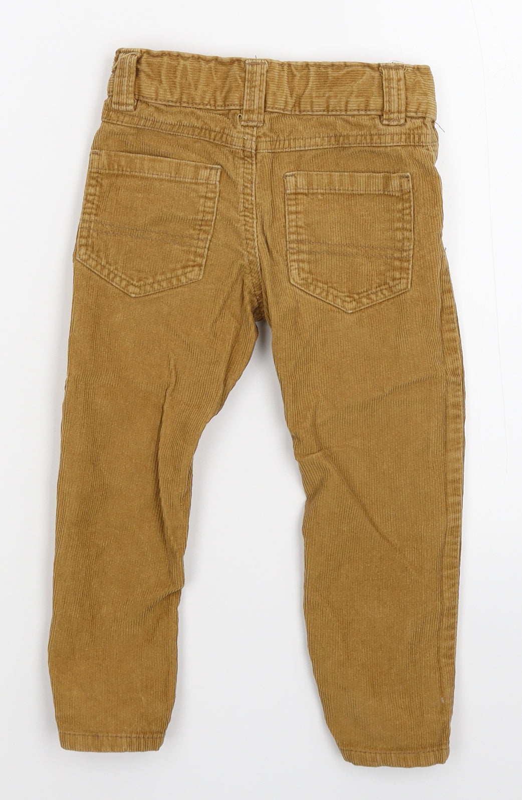Denim & Co. Boys Brown  Corduroy Chino Trousers Size 2-3 Years