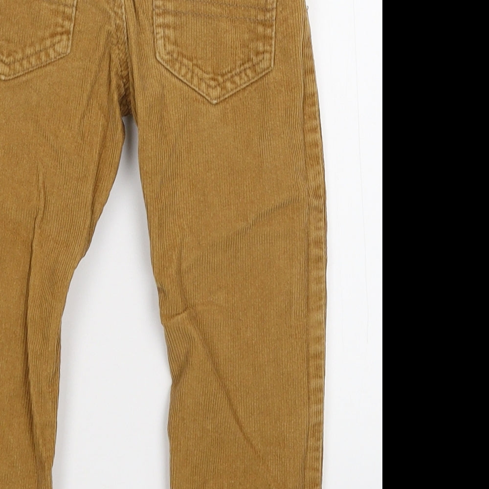 Denim & Co. Boys Brown  Corduroy Chino Trousers Size 2-3 Years