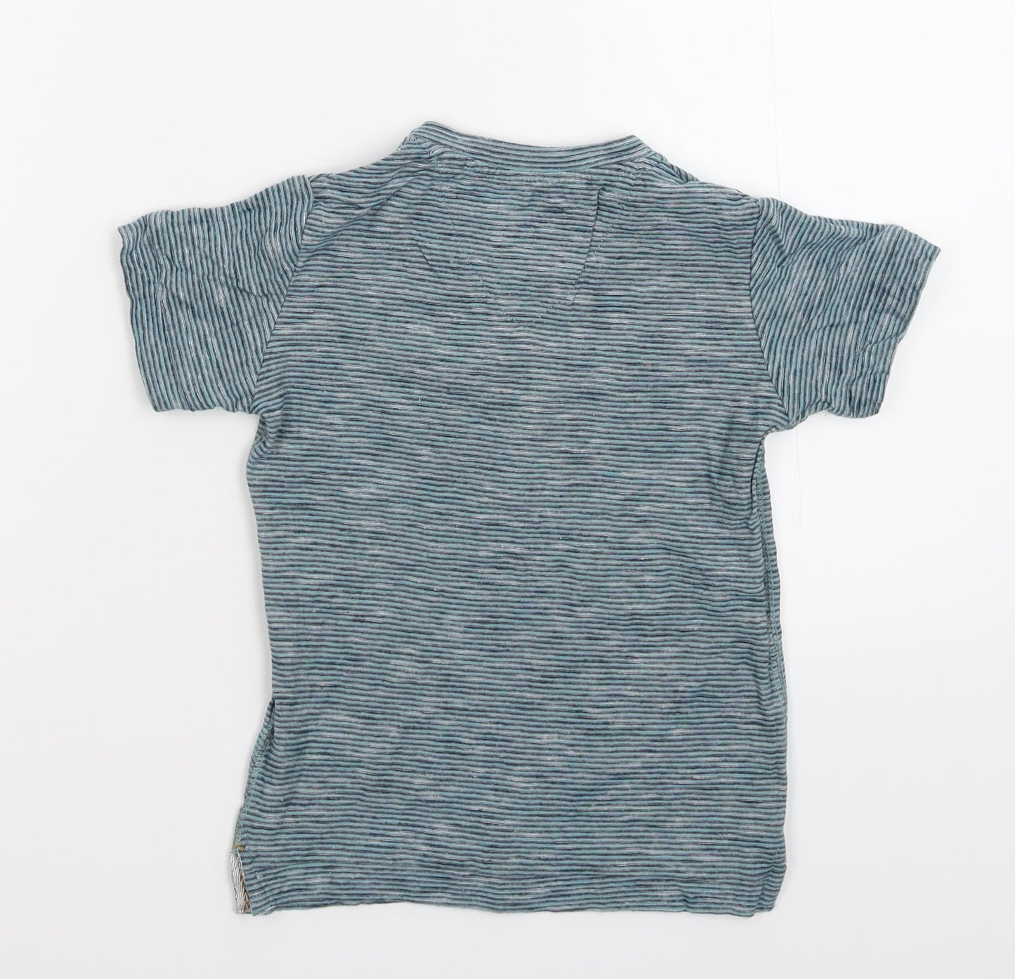 NEXT Boys Blue Striped  Basic T-Shirt Size 3 Years