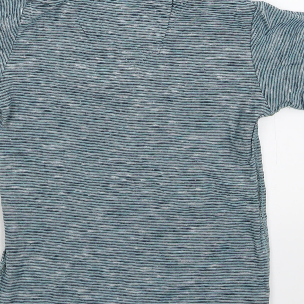 NEXT Boys Blue Striped  Basic T-Shirt Size 3 Years