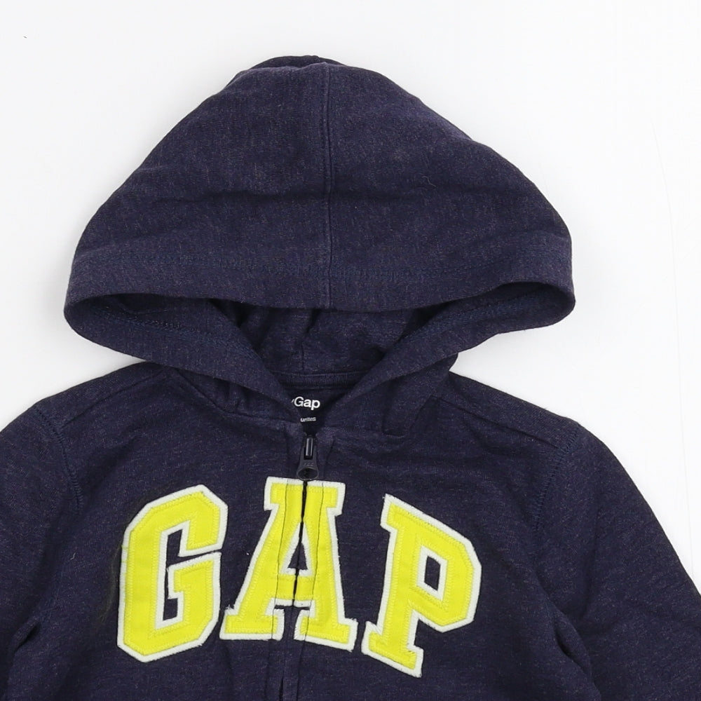 Gap Boys Blue   Full Zip Hoodie Size 3 Years