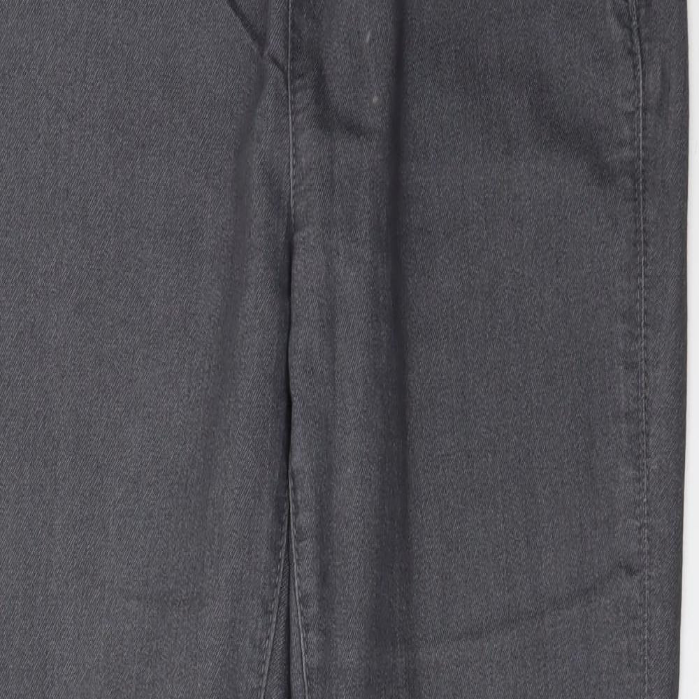 Wallis Womens Grey  Denim Jegging Jeans Size 10 L27 in