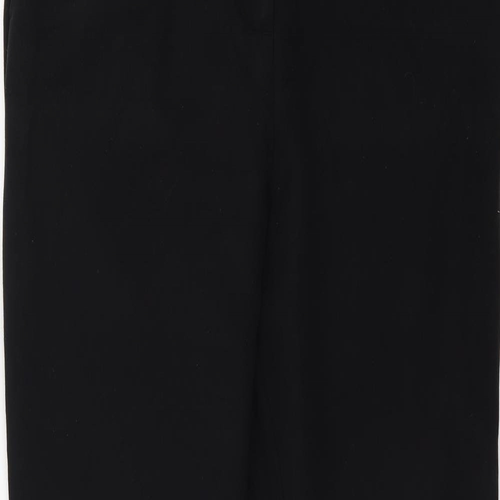 Papaya Womens Black   Trousers  Size 14 L25 in