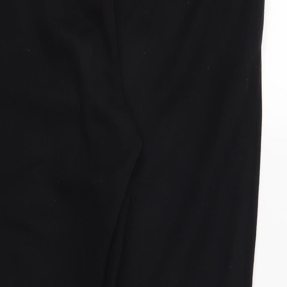 Papaya Womens Black   Trousers  Size 14 L25 in