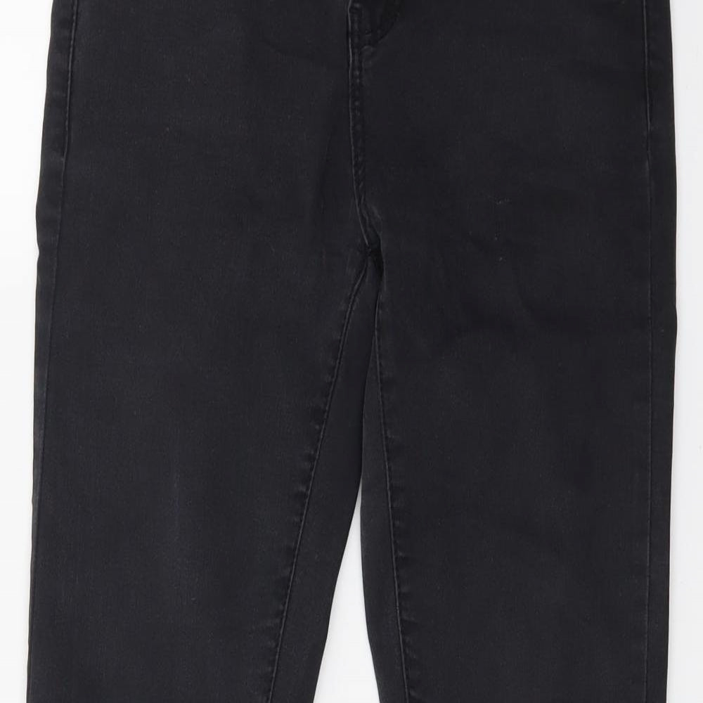 Primark Womens Black  Denim Skinny Jeans Size 8 L26 in