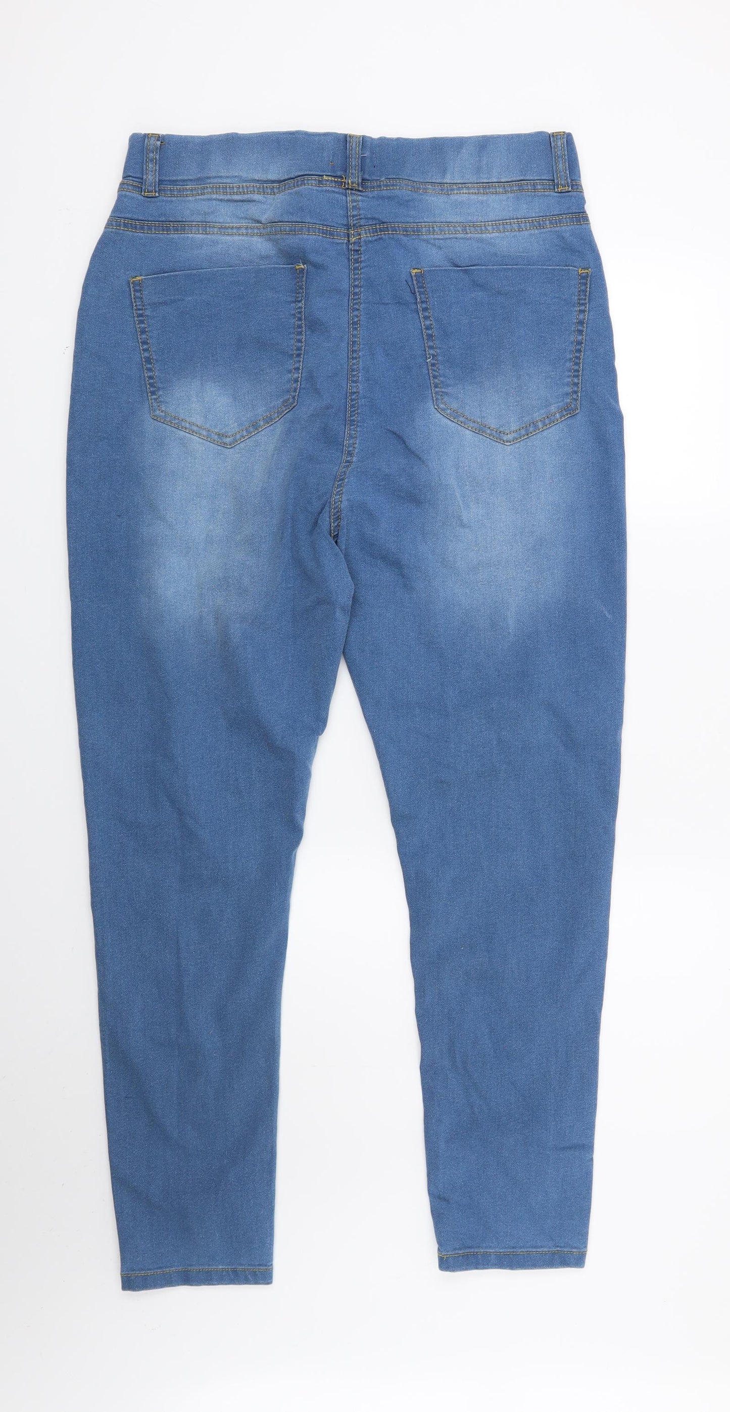Boohoo Womens Blue   Skinny Jeans Size 18 L26 in