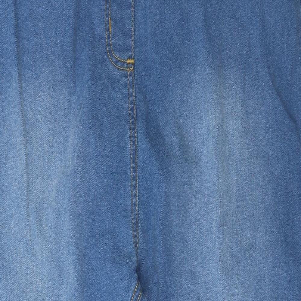 Boohoo Womens Blue   Skinny Jeans Size 18 L26 in