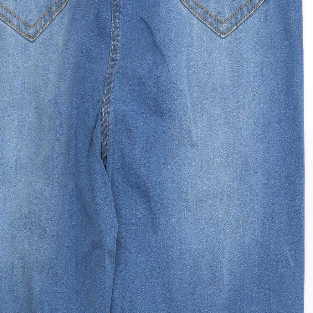 Boohoo Womens Blue   Skinny Jeans Size 18 L26 in
