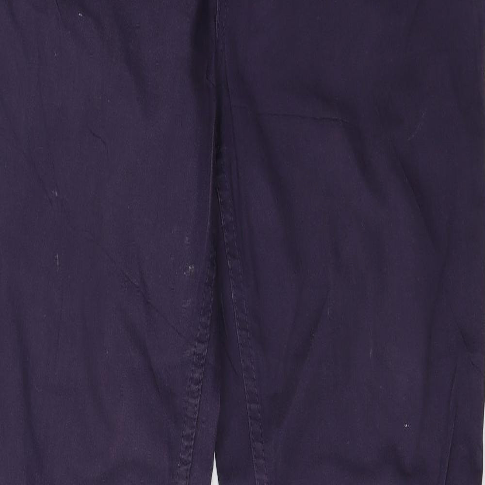 EDC Womens Purple  Denim Straight Jeans Size 14 L30 in