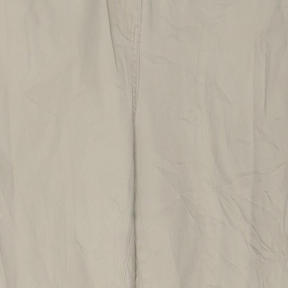 Damart Womens Beige  Denim Trousers  Size 35 in L26 in
