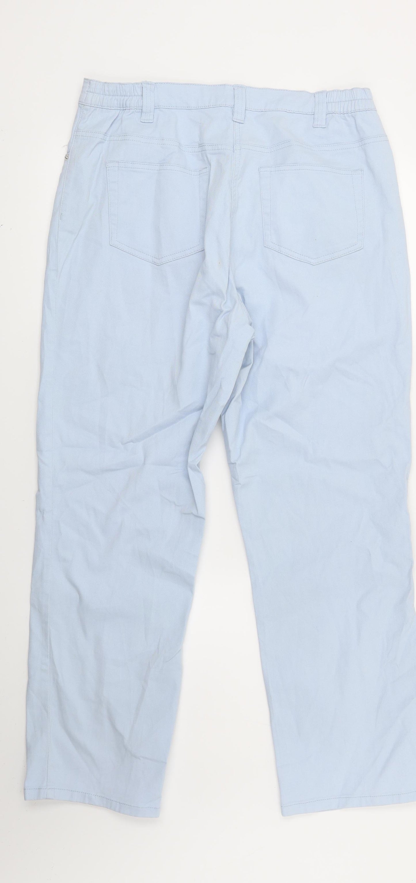 Damart Womens Blue  Denim Straight Jeans Size 16 L25 in