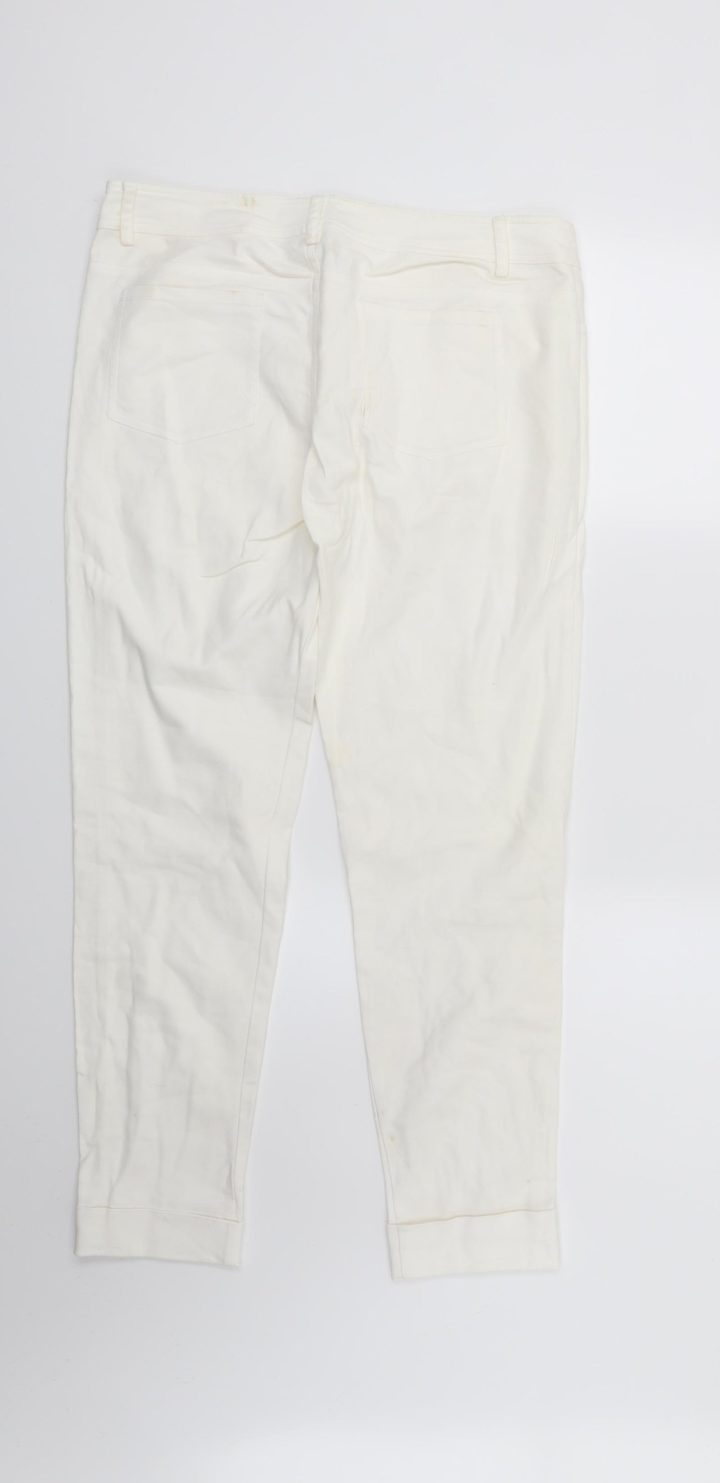 Roberto Cavalli Womens White   Skinny Jeans Size 31 in L26 in