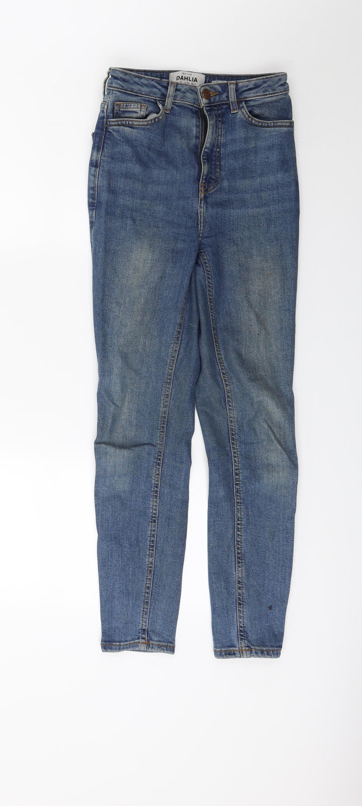 New Look Womens Blue Denim Skinny Jeans Size 6 L24 in