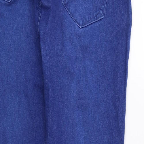 Primark Womens Blue  Denim Skinny Jeans Size 16 L26 in